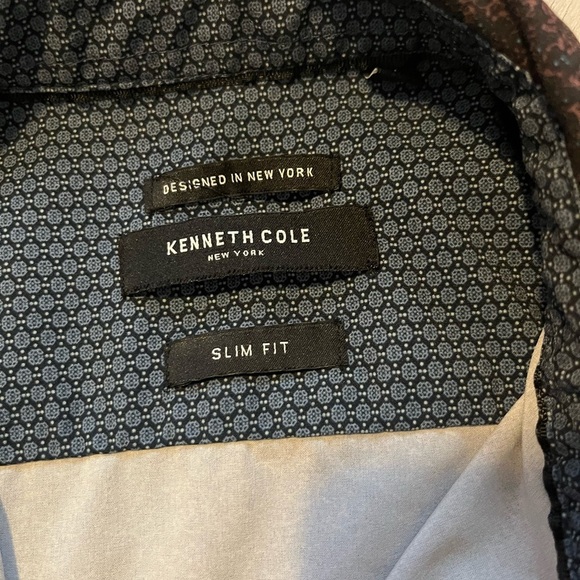 Kenneth Cole slim fit button down shirt M - Picture 8 of 9